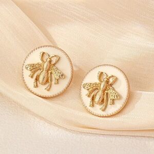 New 18K Gold Luxury Designer Earrings - NEW